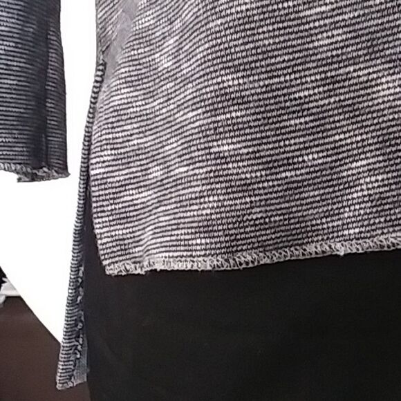 Zara Trafaluc Top Charcoal Striped Heathered - Picture 6 of 10